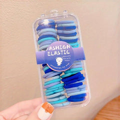Colorful Small Hair Elastics Ties Stretchy Rubber Bands Ponytail Holder