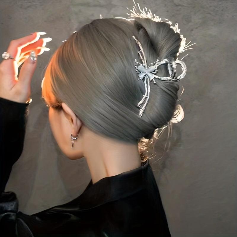 Opal Butterfly Hair Claw Back Head Clip Hair Accessory