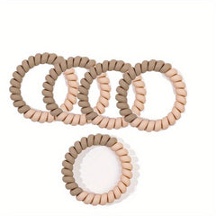 Frosted Spiral Hair Tie Ponytail Hair Rope Elastic Hair Band Set