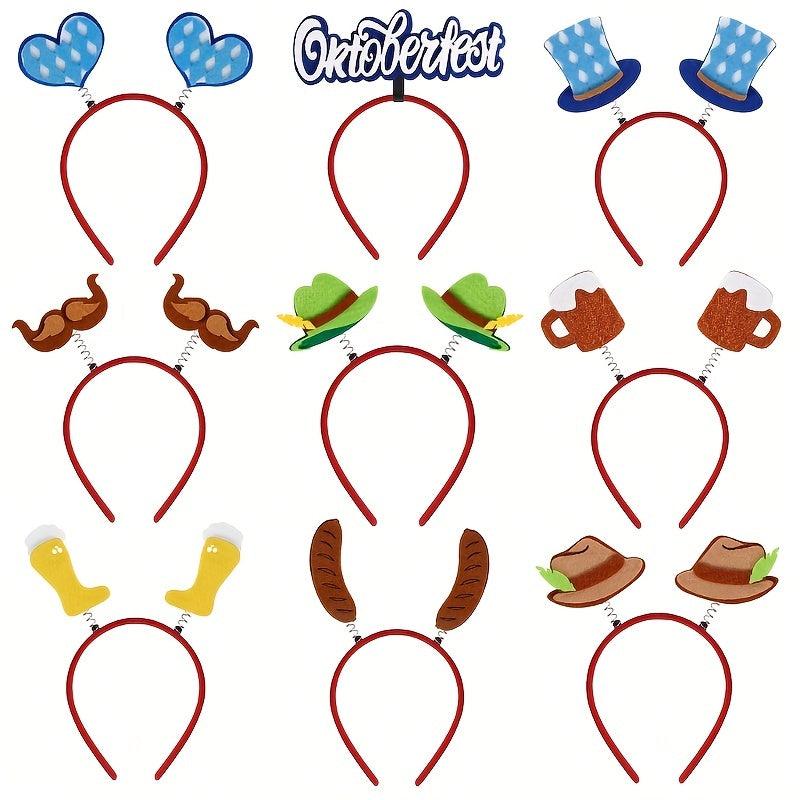 Oktoberfest Hair Band Toppers Fun Holiday Headbands Women Girls