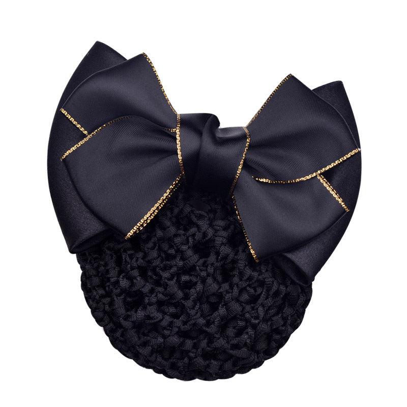 Bow Decor Hair Clip Hairgrip Bun Maker For Professional Attendant