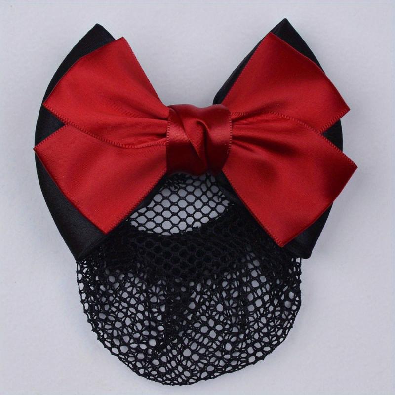 Bow Decor Hair Clip Hairgrip Bun Maker For Professional Attendant