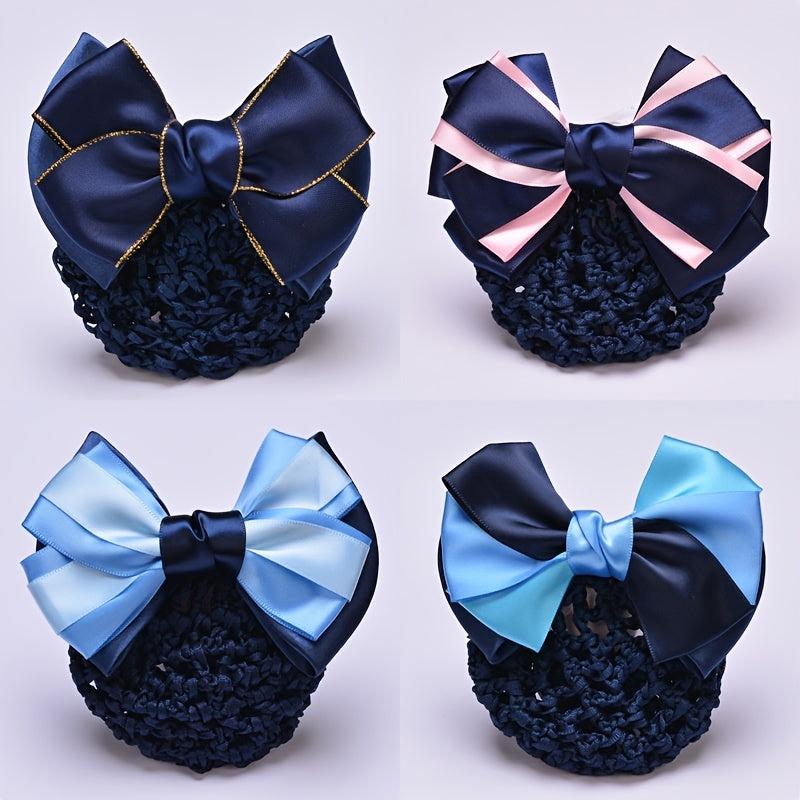 Bow Decor Hair Clip Hairgrip Bun Maker For Professional Attendant