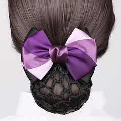 Bow Decor Hair Clip Hairgrip Bun Maker For Professional Attendant