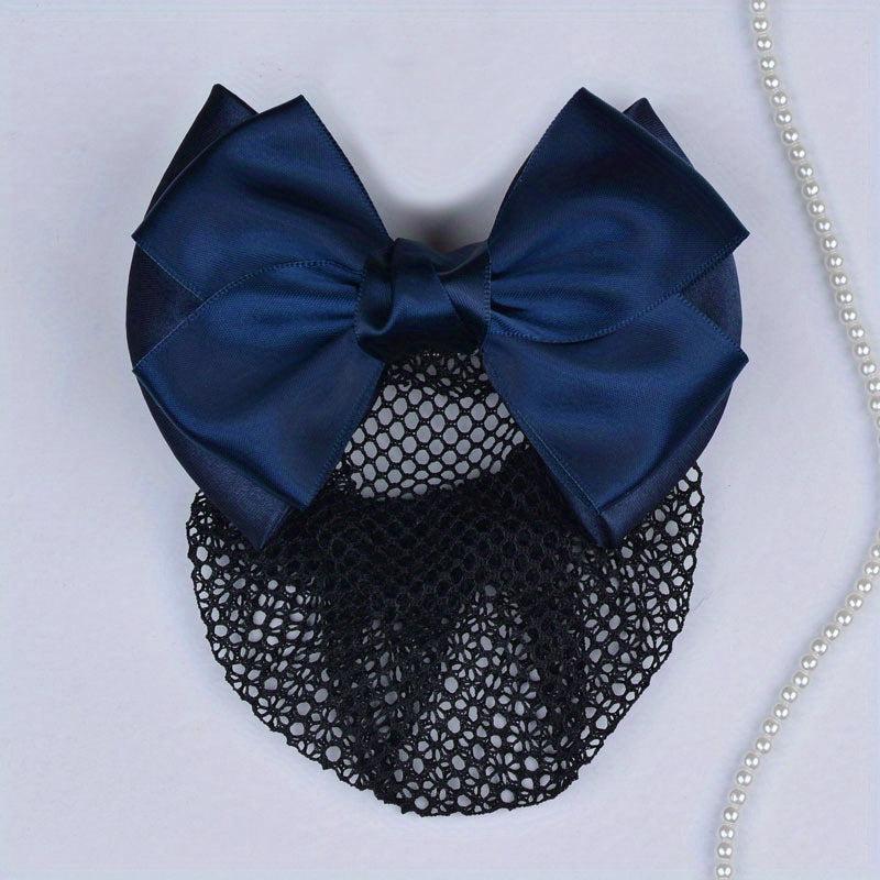 Bow Decor Hair Clip Hairgrip Bun Maker For Professional Attendant
