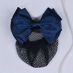 Bow Decor Hair Clip Hairgrip Bun Maker For Professional Attendant