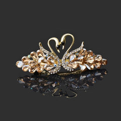 Rhinestone Hair Barrettes Jeweled Hair Clips Hair Styling Accessories