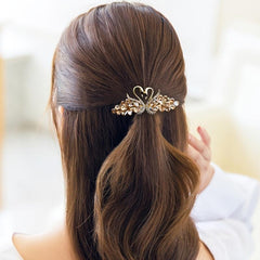 Rhinestone Hair Barrettes Jeweled Hair Clips Hair Styling Accessories