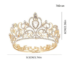 Golden Crown Hairband Headband Bridal Wedding Party Decorations Tiara Birthday