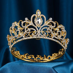 Golden Crown Hairband Headband Bridal Wedding Party Decorations Tiara Birthday