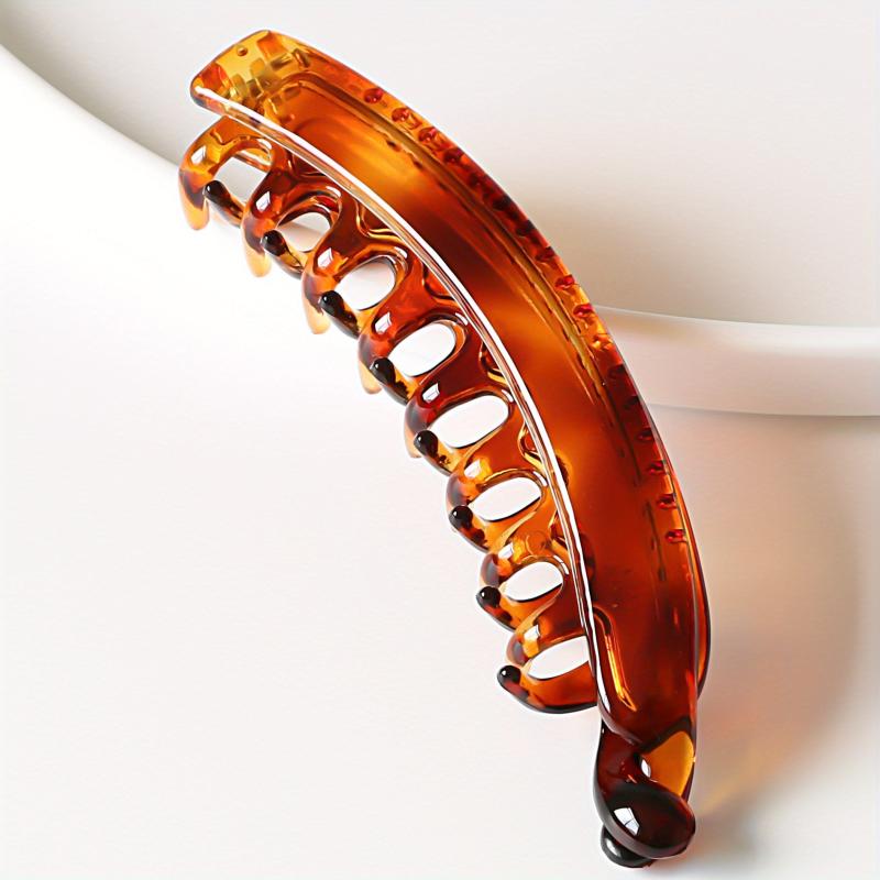Leopard Pattern Banana Clip for Women, Hair Clip for Ponytail Holder