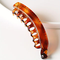 Leopard Pattern Banana Clip for Women, Hair Clip for Ponytail Holder