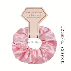 10pcs Scrunchies Set For Bridesmaid Elastic Hair Tie Bachelorette Party