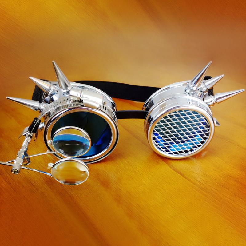 Steampunk Goggles Glasses Welding Gothic Cosplay Vintage Rustic