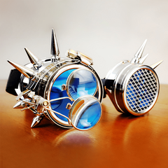 Steampunk Goggles Glasses Welding Gothic Cosplay Vintage Rustic