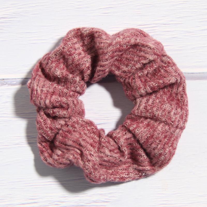 Solid Elastic Scrunchie For Women Girls Sleep Soft Scrunchies