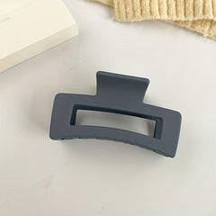 3pcs Women Hair Claw Rectangle Shaped Hair Claw Style Shark Claw