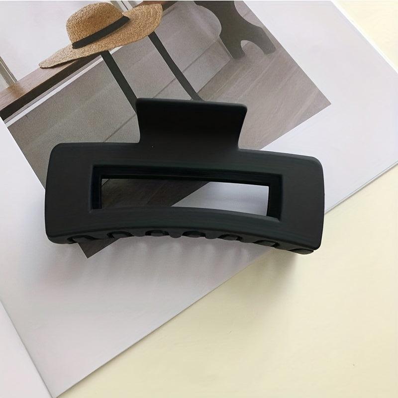 3pcs Women Hair Claw Rectangle Shaped Hair Claw Style Shark Claw