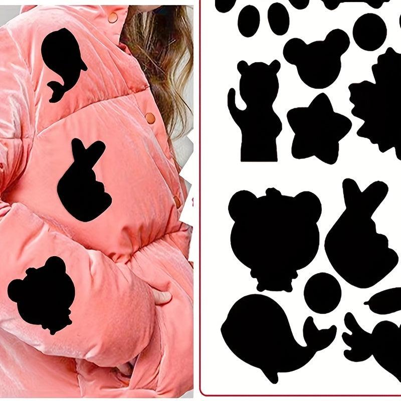 2pcs Down Jacket Repair Patches Self Adhesive Clothes Repair Set