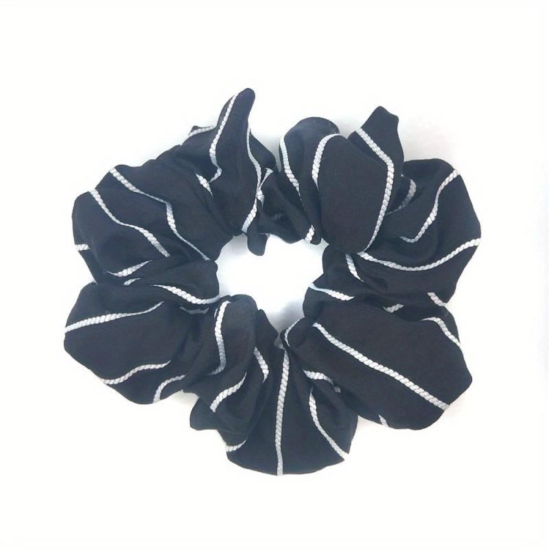 Striped Hair Scrunchies Hair Rope Style Hair Tie Hair Ring