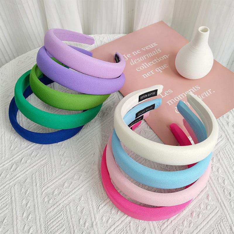 Candy Sponge Headband Thick Hairband Women Girls Hair Accessories
