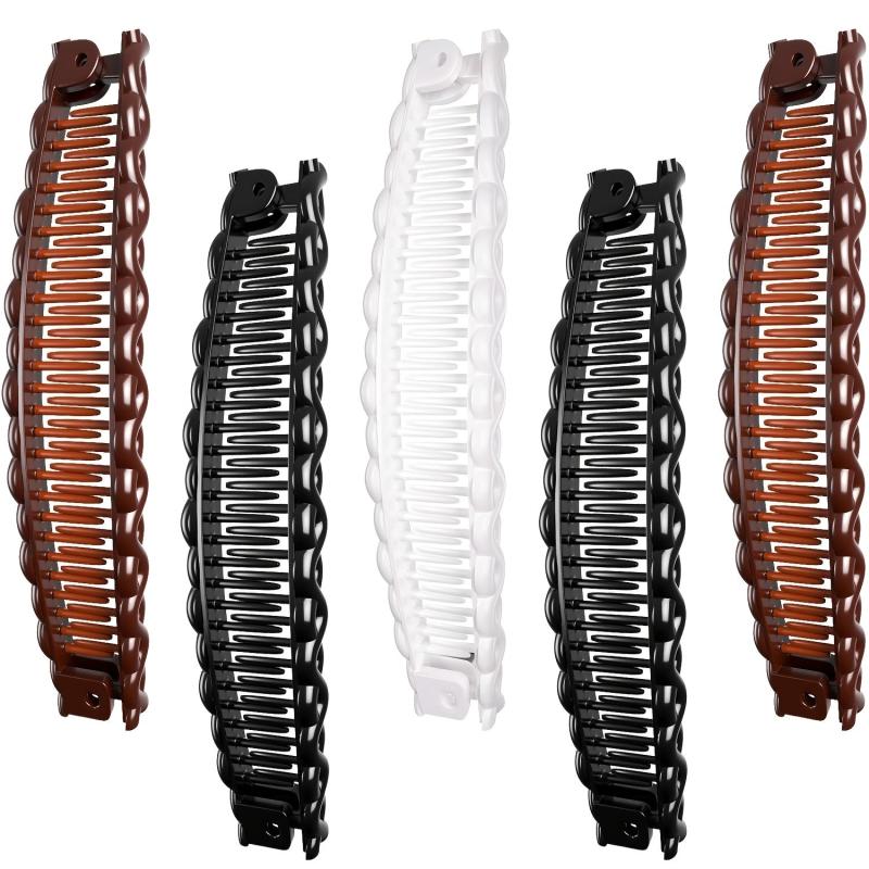 Banana Clip For Women Girls Nonslip Hair Clip Ponytail Holder Hair Accessories