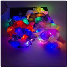 LED Glitter Scrunchie Y2K Hair Rope Headwear