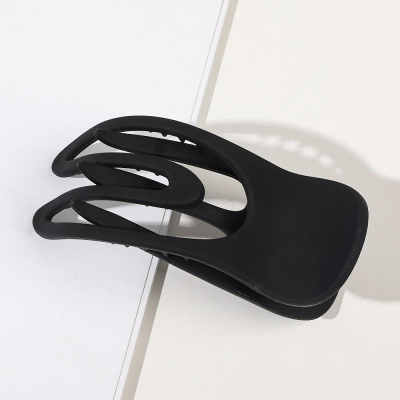 Vintage Solid Hair Claw Clip Non Slip Strong Hold Grip Hair Jaw Clip