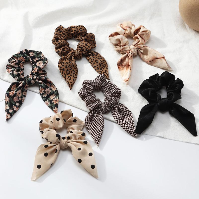 6pcs Bowknot Elastic Headband Set