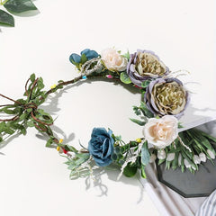 Simulation Wreath Headband Sweet Hair Band Vacation Garland Hair Band