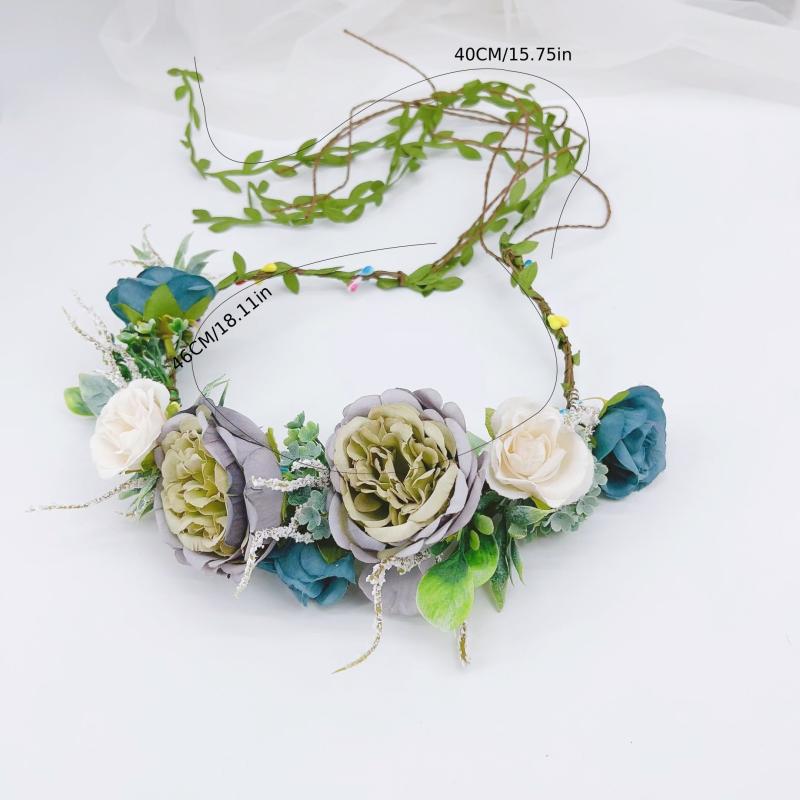 Simulation Wreath Headband Sweet Hair Band Vacation Garland Hair Band