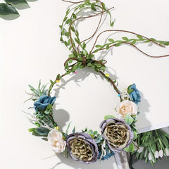 Simulation Wreath Headband Sweet Hair Band Vacation Garland Hair Band