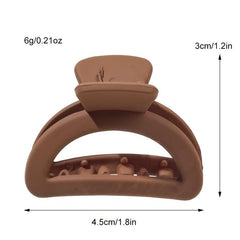 4pcs Medium Matte Hair Claw Clips Non Slip Strong Hold Grip Hair Jaw Clip