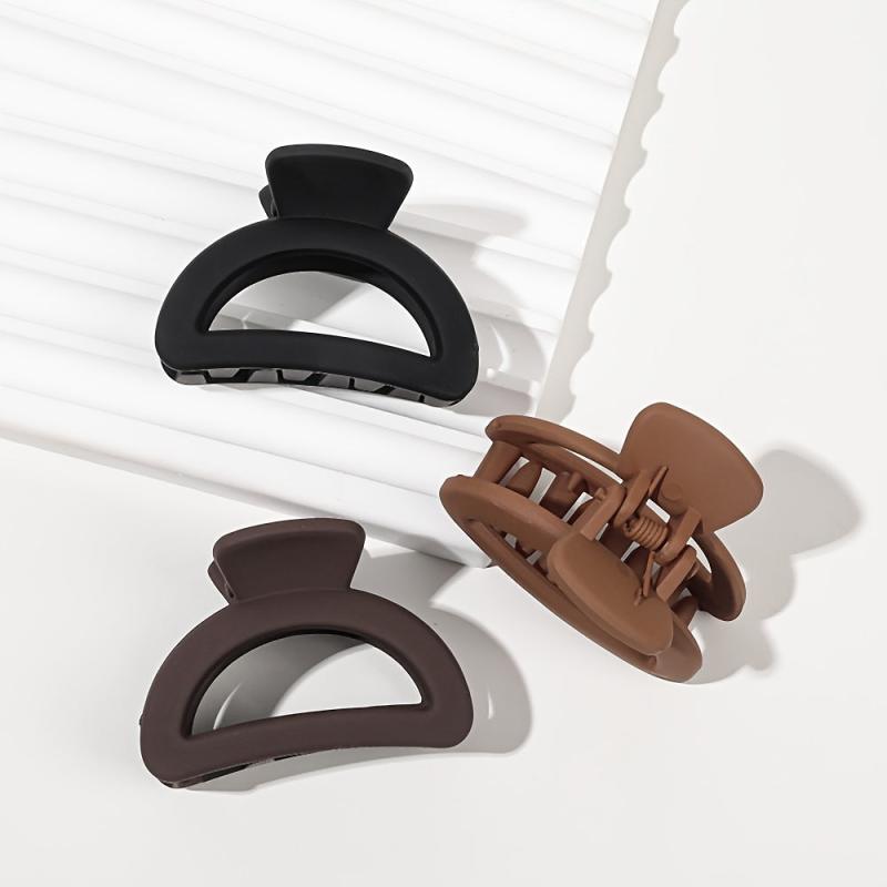 4pcs Medium Matte Hair Claw Clips Non Slip Strong Hold Grip Hair Jaw Clip