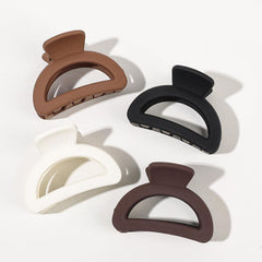 4pcs Medium Matte Hair Claw Clips Non Slip Strong Hold Grip Hair Jaw Clip