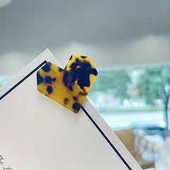 7pcs Heart Shaped Hair Claw Ponytail Holder Hair Clip