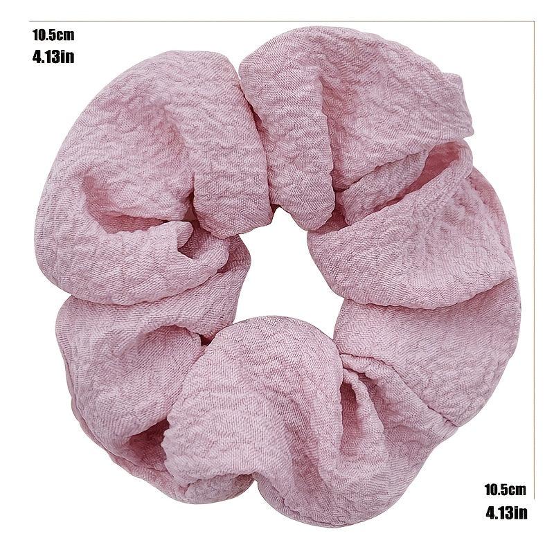 Large Iridescent Colorful Hair Scrunchies Women Retro Accessories