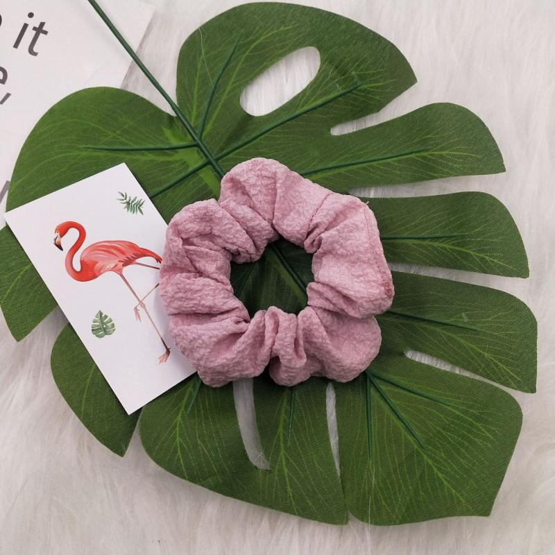 Large Iridescent Colorful Hair Scrunchies Women Retro Accessories