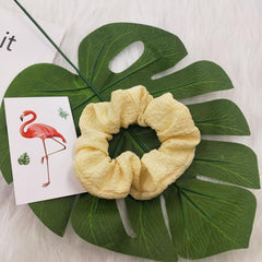 Large Iridescent Colorful Hair Scrunchies Women Retro Accessories