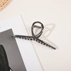 Stylish Hair Claw Clip Large Metal Thick Thin Hair Jaw Clip Women 1pc