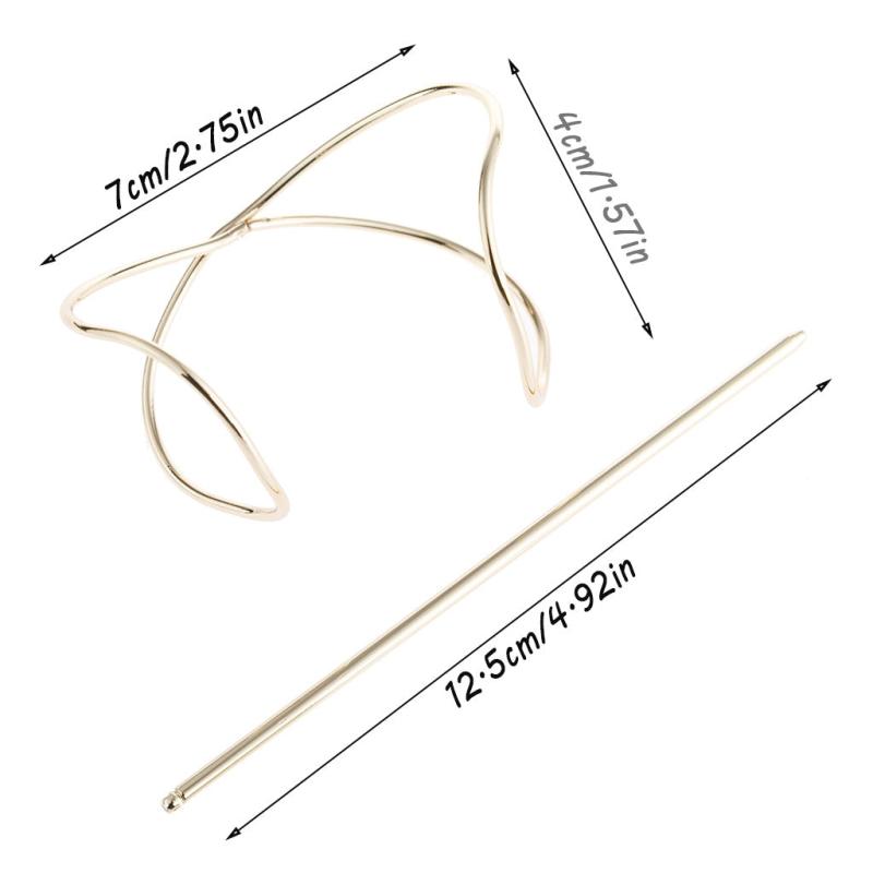 Bohemian Metal Hairpin Bun Hair Accessories