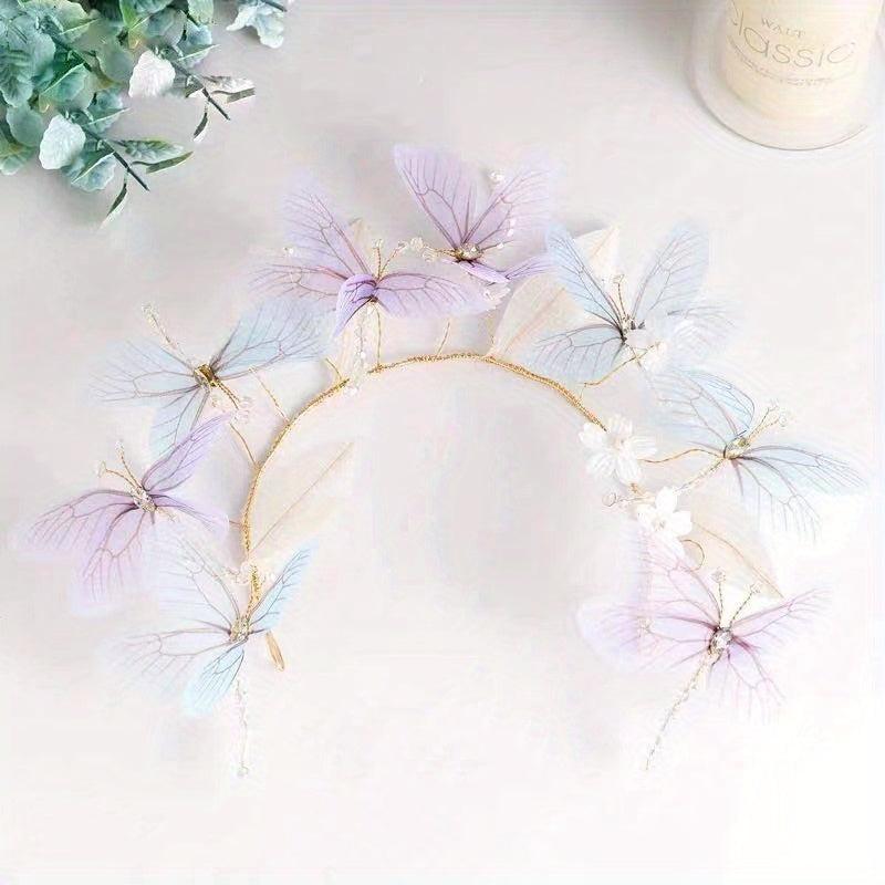 Butterfly Headpiece Headband Party Cosplay Hair Accessories For Women