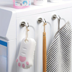 10pcs Strong Magnetic Hooks Heavy Duty Neodymium Magnets Ceiling Hooks