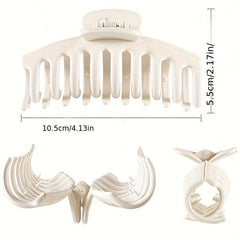 Matte Large Hair Claw Clip Non Slip Strong Hold Grip Hair Jaw Clip