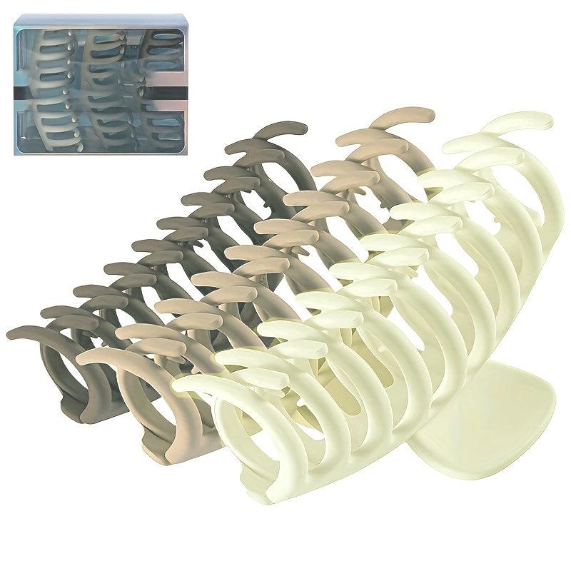 Matte Large Hair Claw Clip Non Slip Strong Hold Grip Hair Jaw Clip