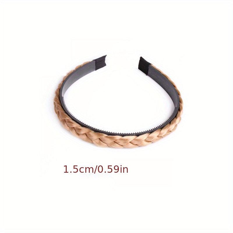 Braided Headband Retro Style Hair Band for Women