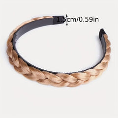 Braided Headband Retro Style Hair Band for Women