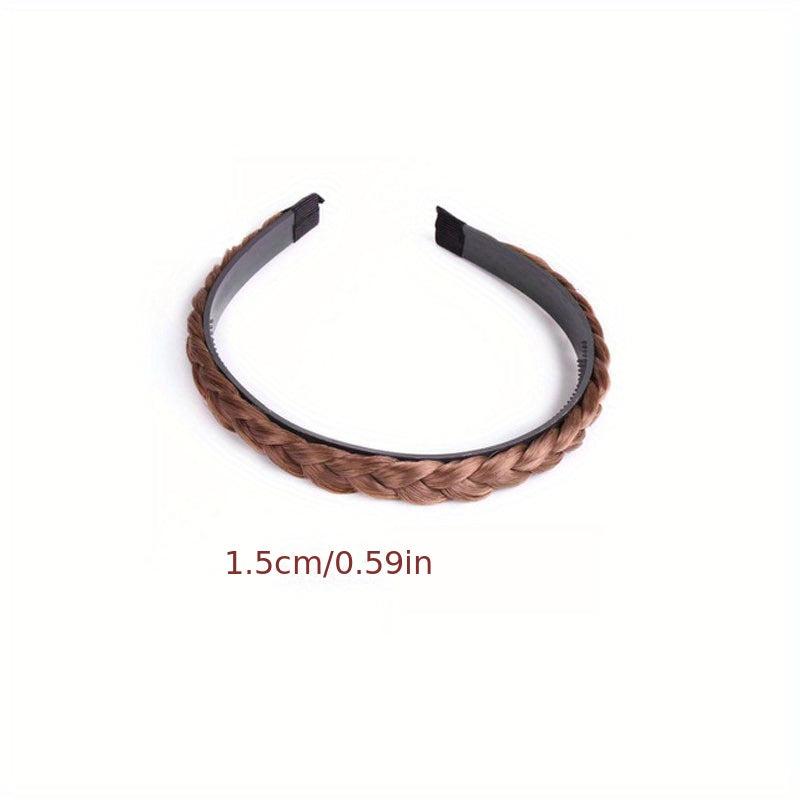 Braided Headband Retro Style Hair Band for Women
