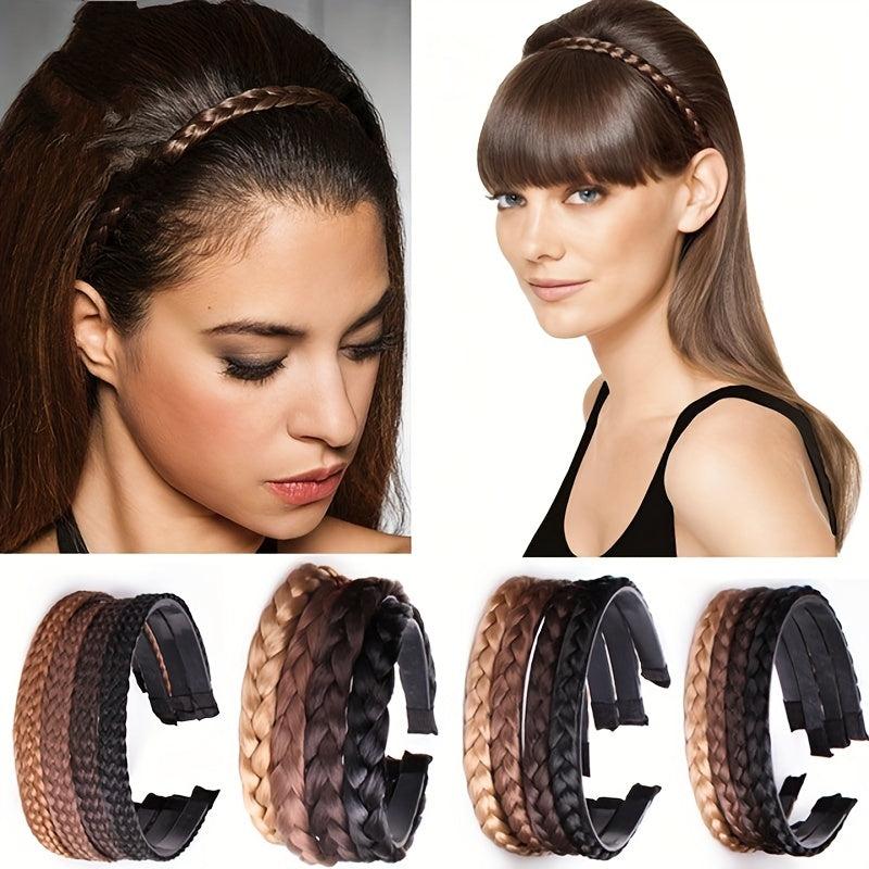 Braided Headband Retro Style Hair Band for Women