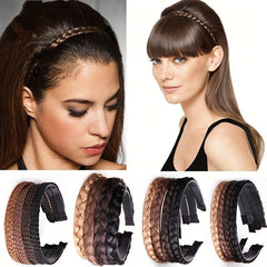 Braided Headband Retro Style Hair Band for Women